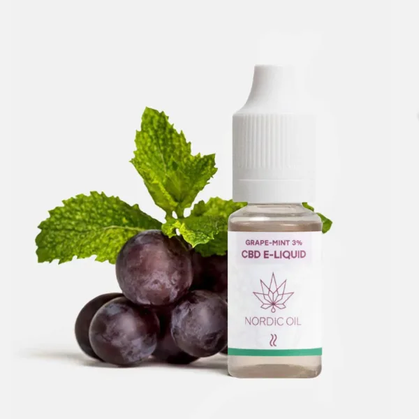 CBD E-Liquid Traube & Minze