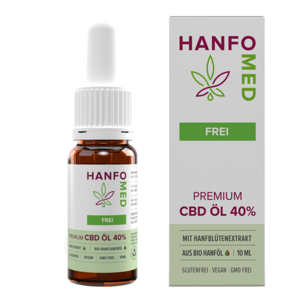 CBD Öl Schmerz "Frei" 40% · 10 ml