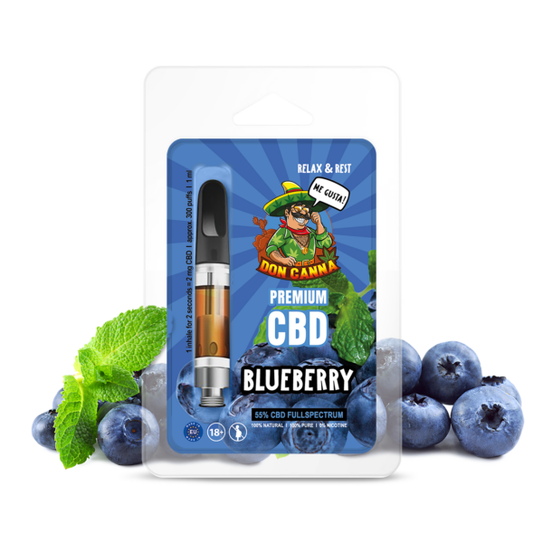 Premium CBD Liquid Blueberry · 1 ml