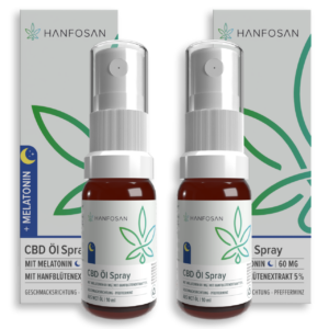 CBD Öl Spray 5 % mit Melatonin · 2er Pack